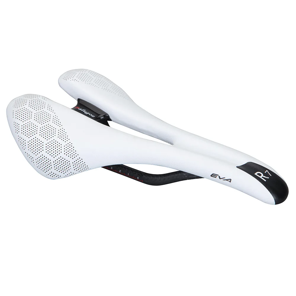 Super Light Leather Bike Saddle, Ultralight, Racing, Full Carbon Rails, Hollow Design, Road Bicycle Seat Cushion, 7x10mm