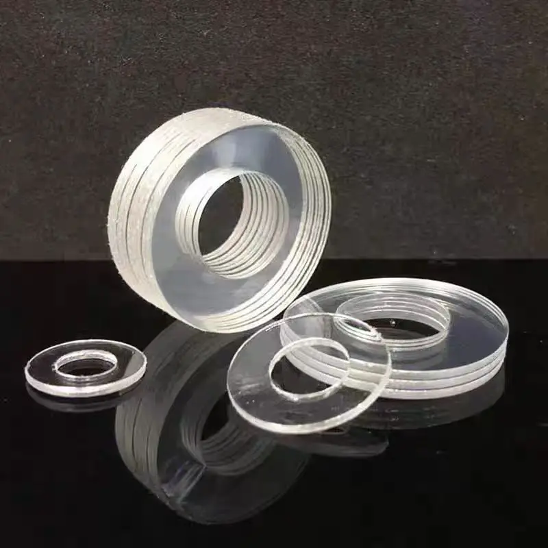 100pcs M2.5 M4 M5 M6 M8 M10 M12 Flat Washer Soft Hard Plastic PVC Transparent Insulating Plain Gasket Pad Ring Spacer