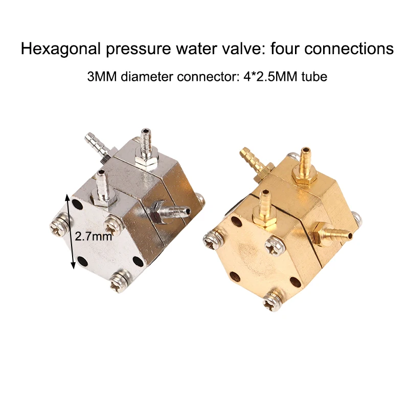 Regulator Hexagonal Easy Install Dental Water Pressure Valve Dental Water Valve Copper High Passability Firm For Dental Chairs