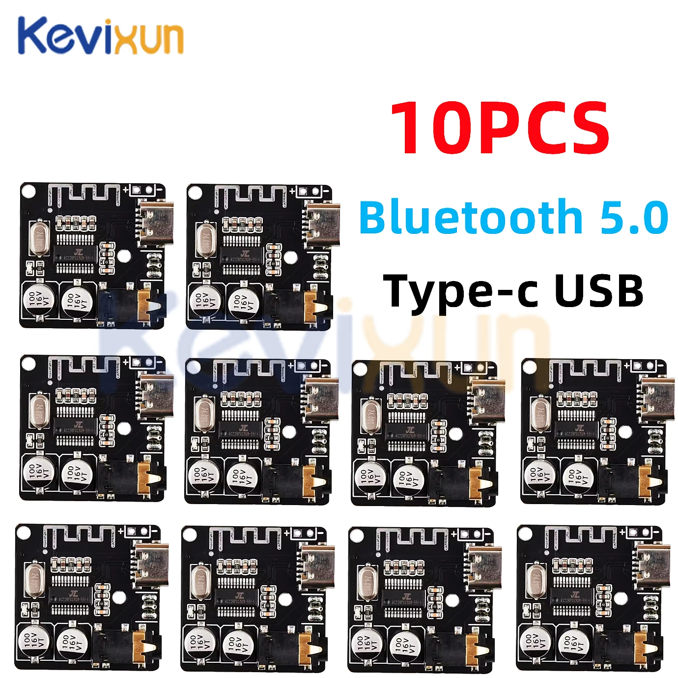 Bluetooth Audio Receiver Board 3.7-5V Bluetooth 5.0 MP3 Amplifier Lossless Decoder Board Wireless Stereo Music Module XY-BT-Mini