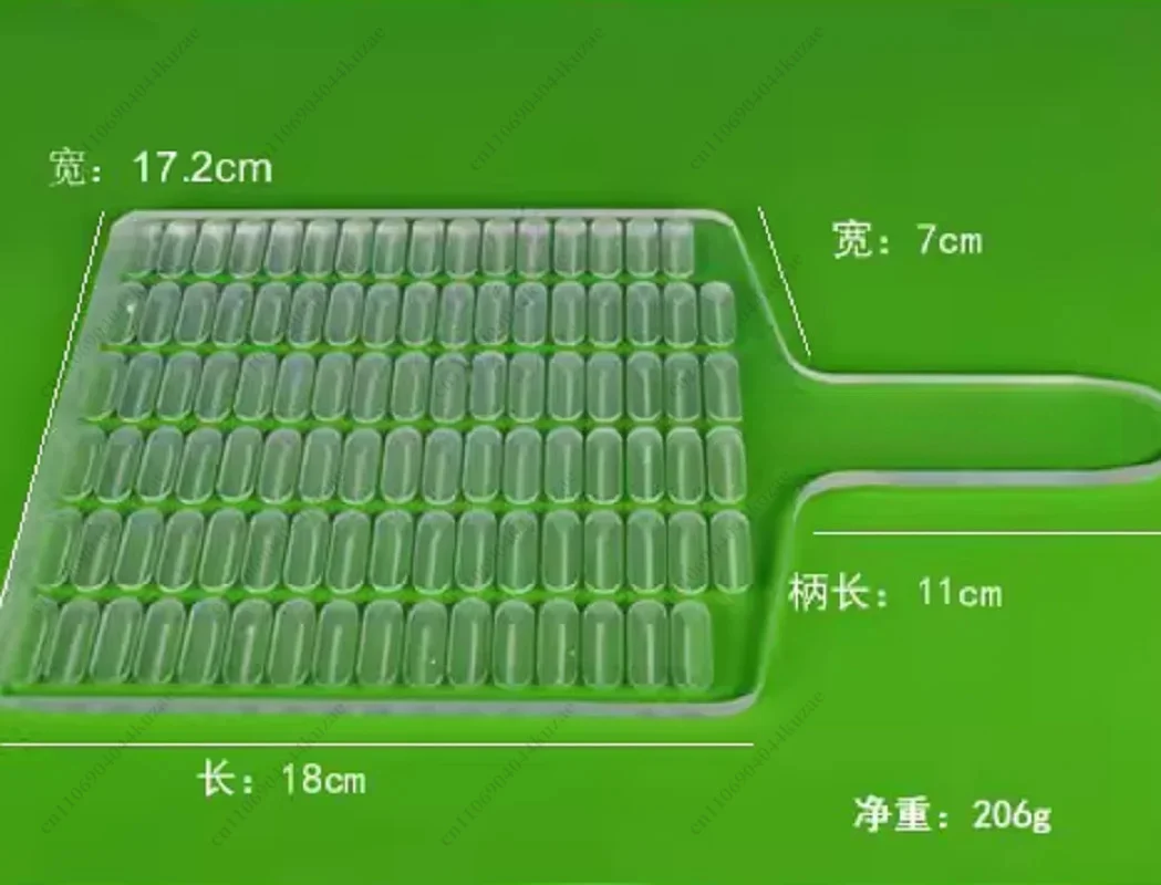 Organic Glass Manual Capsule Counting & Filling Board, Optional 30/50/60/80/100 Holes for Capsule Sorting Work