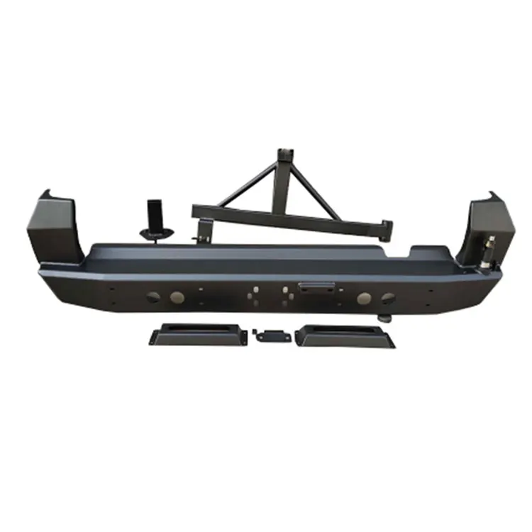 

2026 New 4x4 Offroad Rear Bumper With Tire Carrier For TOYOTA FJ120