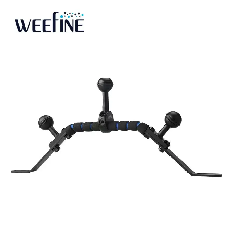 Weefine WFA93 TR-H1 Multi-Base Handle Tray for WED-5 & WED-7 PRO HDMI Portable Waterproof Monitor Scuba Underwater Photography