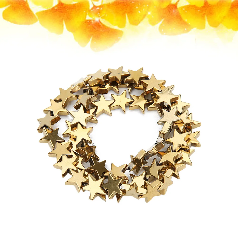 

1Set Black Loose Beads Golden 8mm 48 Pieces DIY Craft Jewelry Making Supplies Loose Beads Jewelry Making Bead