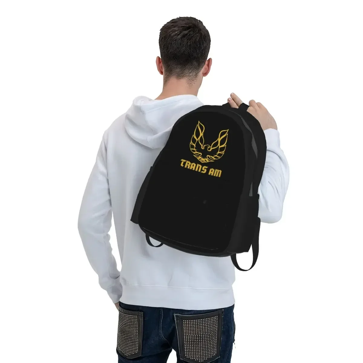 Trans Am Firebird Bandit Golden Student Backpack School Bag Hiking Travel Daypack for Men Women Bookbag Shoulder Bags