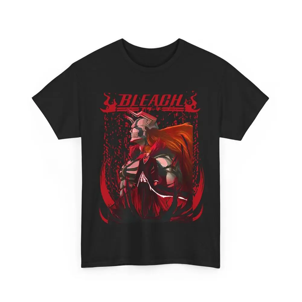Bleach Anime T-shirt, Inspired Anime Ichigo Kurosaki T-shirt Black- Anime Gift