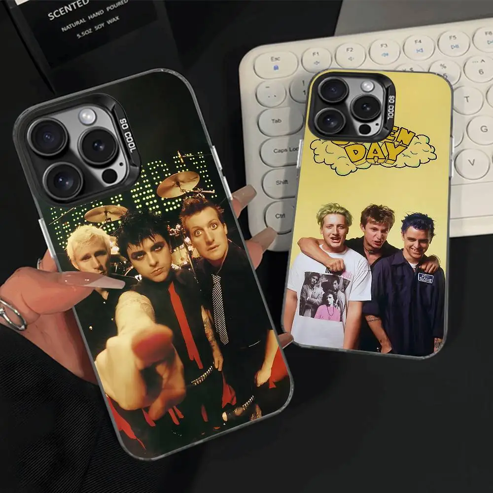 

G-Green D-Day Phone Case For iPhone 15,17,11,14,13,16,12,E,Max,Plus,Air,Pro,Mini Black Matte Cover