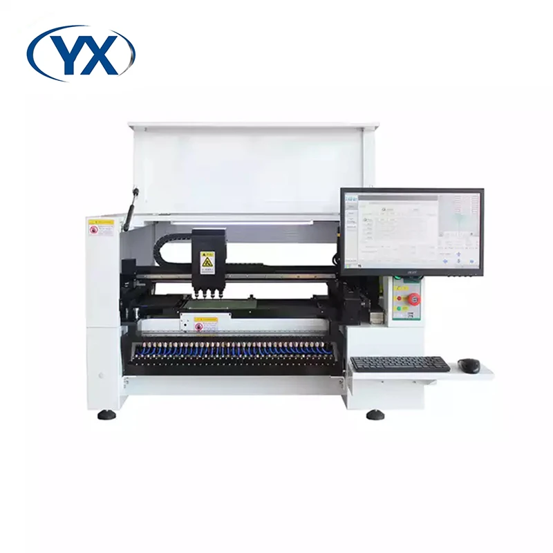 Stock in EU High Quality SMD Pick and Place Robot Machine SMT460S With 64 Feeders 6 Camera+Servo Motor+Guide Screw