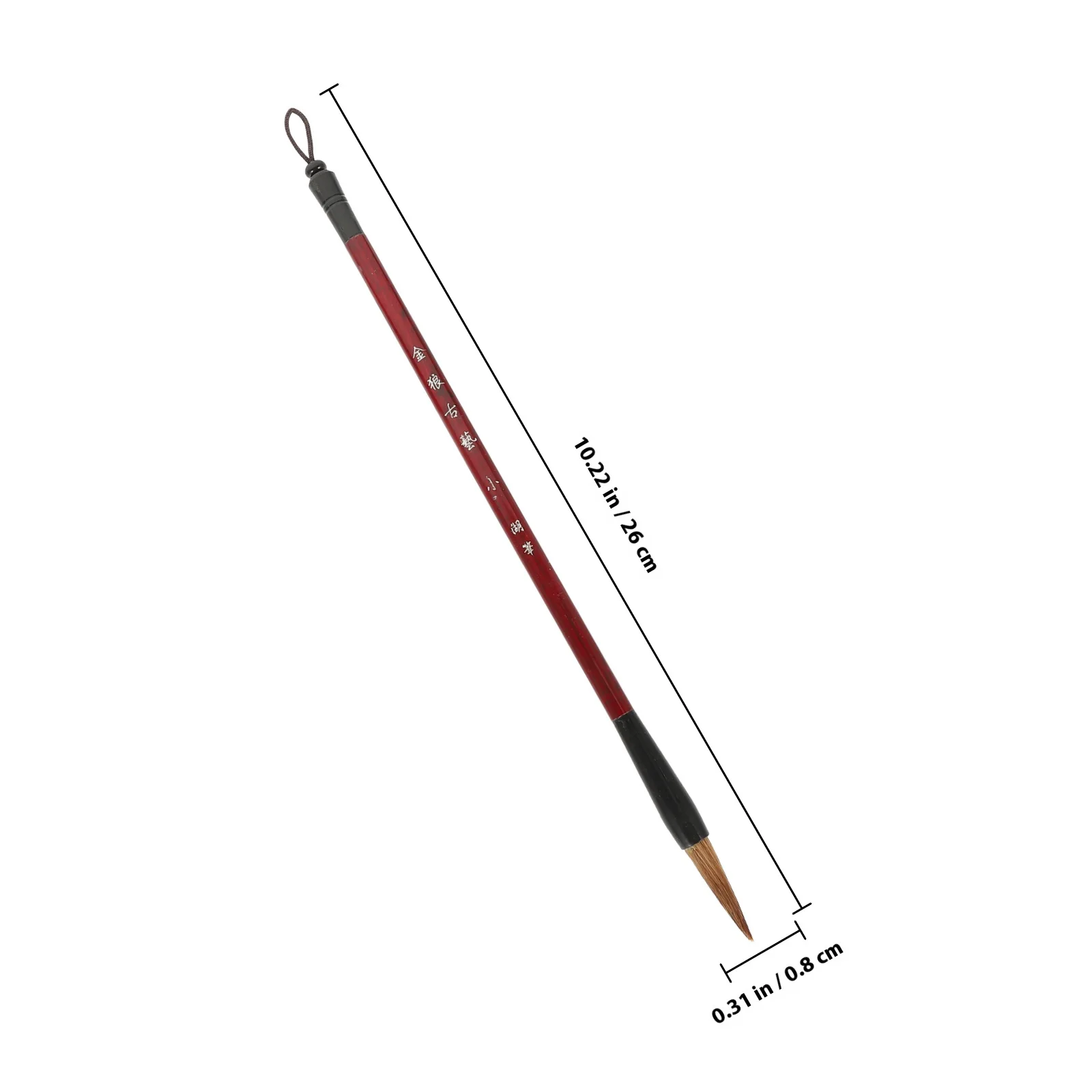 Stylo pinceau de calligraphie en poils de loup, outil d'écriture traditionnel chinois, peinture professionnelle, dessin, papeterie Portable lisse, 3 pièces