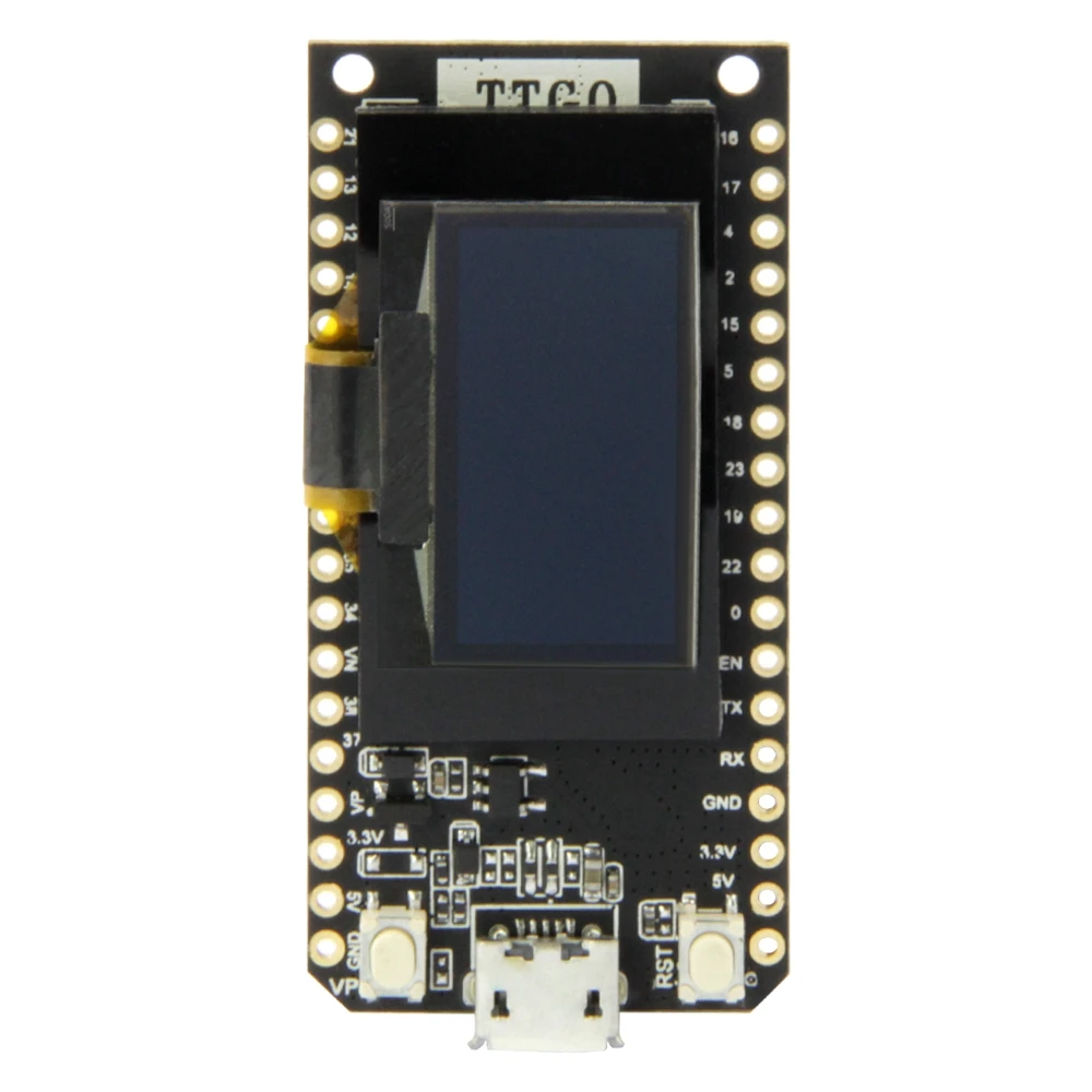 TTGO LORA V1.3 868Mhz ESP32 Chip SX1276 Module 0.96 Inch OLED Screen WIFI and Bluetooth Development Board