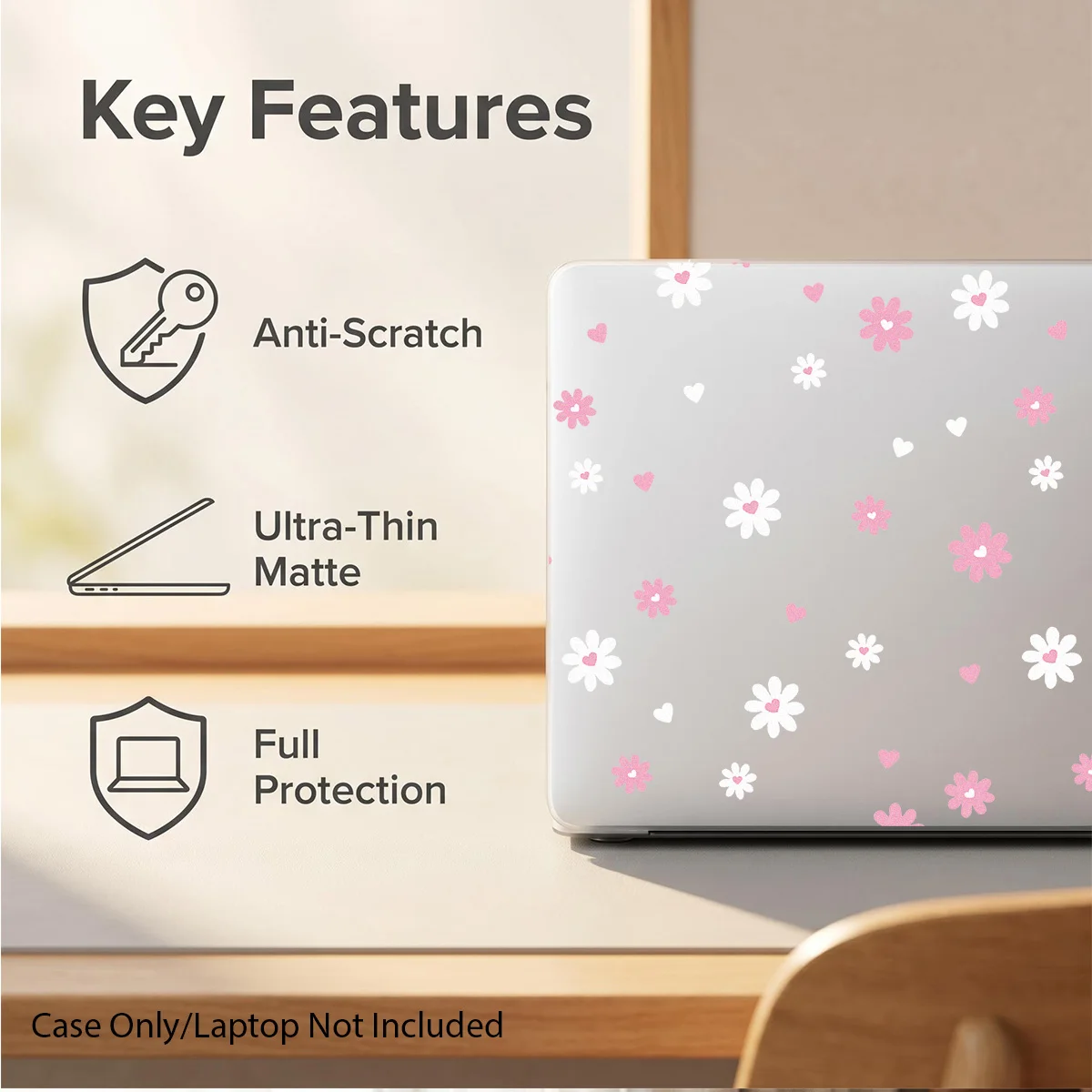 Case for MacBook,compatible with 13 Neo/13.3 Air/13.3 Pro/13.6Air/14.2 Pro/15Air/16.27Pro