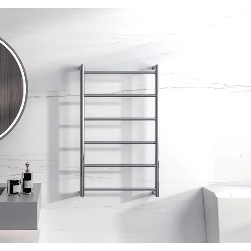 Electric Towel Warmer Stainless Steel Wall Mounted Bathroom Rack Traditional Heating Rail for Bath Room Dryer Accessory Wall