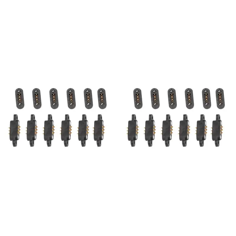 

Y42A-12 Пара пружинных магнитных разъемов Pogo Pin, 3 позиции, магниты, шаг 2,3 мм, сквозные отверстия, штекер-гнездо