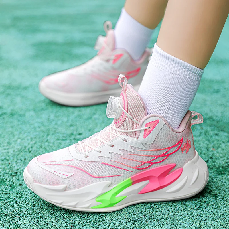 

High top basketball shoes male new youth shock-absorbing professional actual combat sneakers students non-slip sneakers