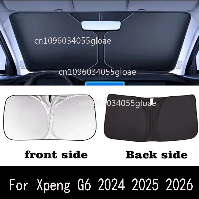 

Передний солнцезащитный козырек для Xpeng G6 2024 2025 2026, анти-УФ-защитные козырьки для лобового стекла автомобиля, солнцезащитные козырьки, защитные автомобильные аксессуары