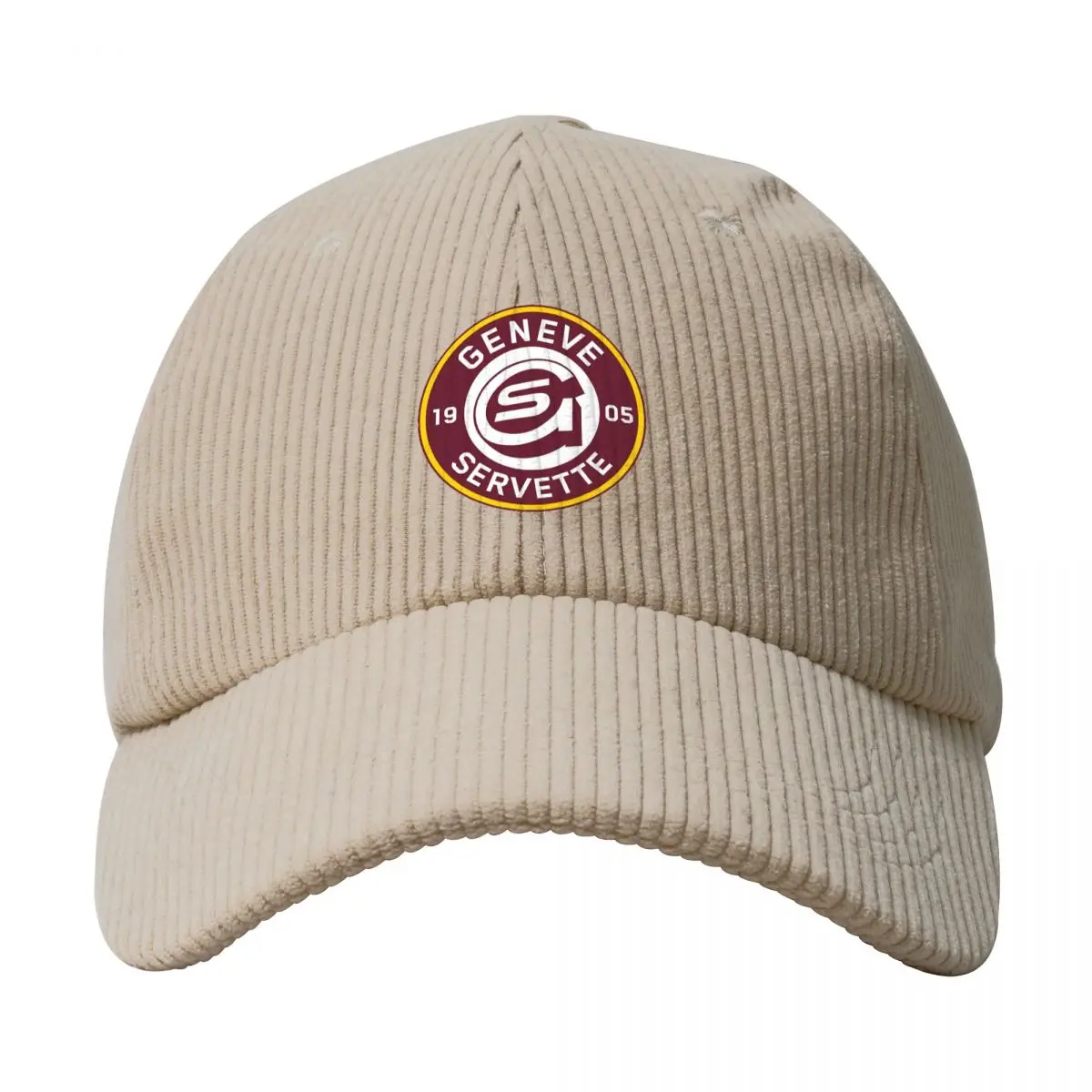 Geneve Servette HC Swiss Ice Hockey GSHC Geneva Switzerland Corduroy Vintage Unisex Baseball Cap Trucker Cap Hat