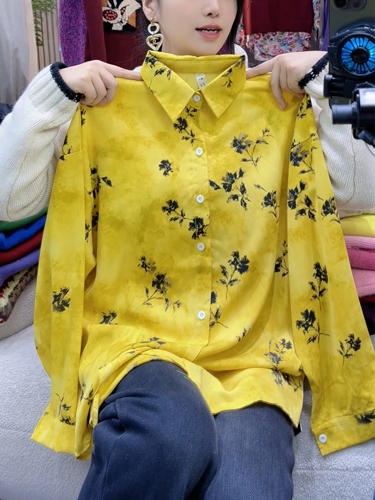 

Новая женская блузка большого размера с вышивкой в китайском стиле, весенний дизайн, модный топ для повседневной носки, корейский стиль