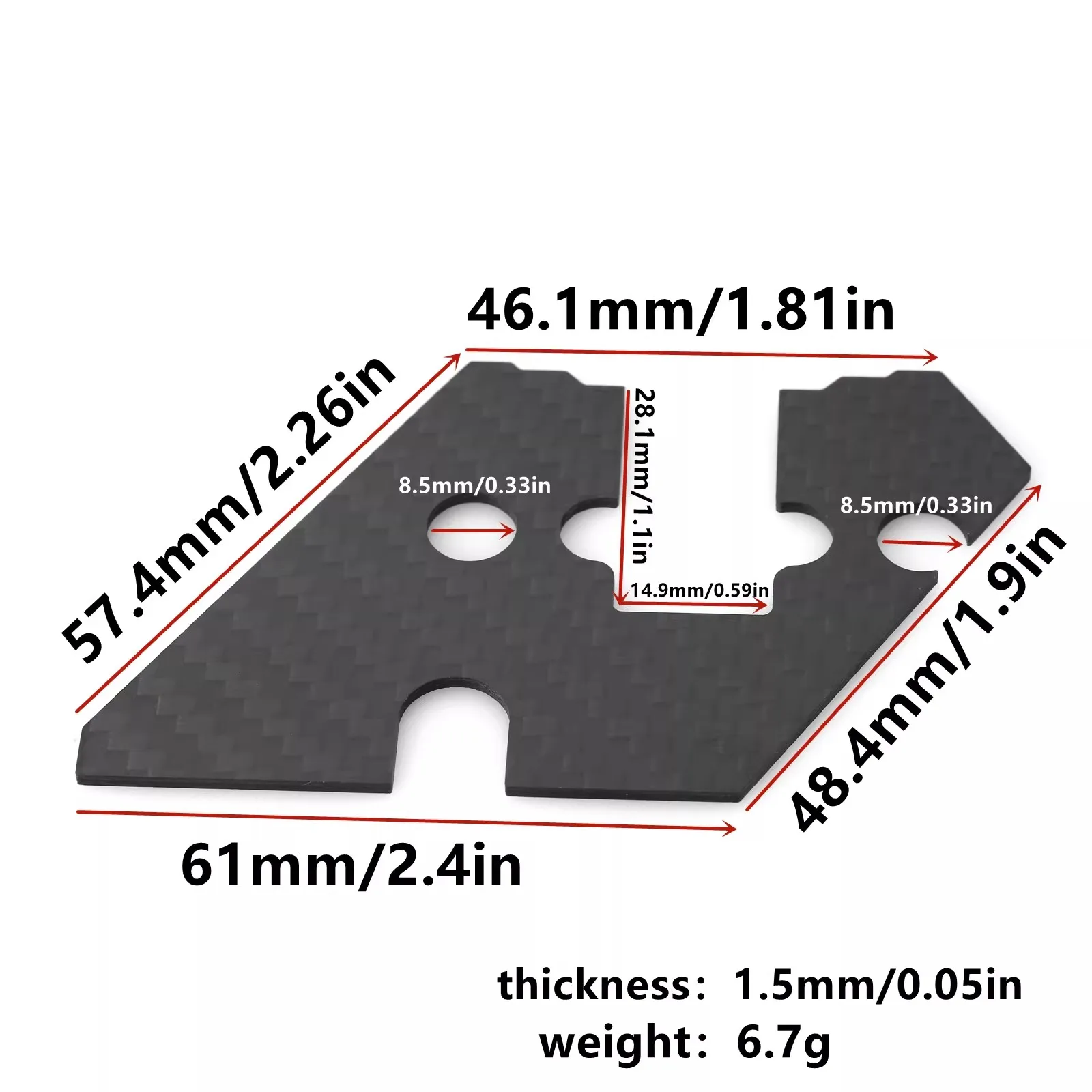 Carbon Fiber Anti-Dust Cover for Tamiya TT02 1/10 RC Car, Lightweight Upgrade Parts & Installation Accessories