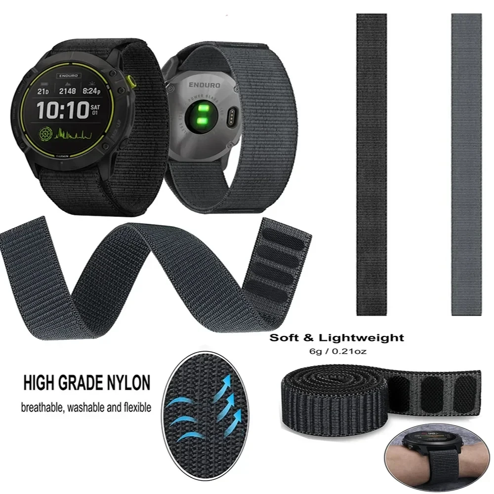 New 22mm Nylon Strap For Suunto 5/9 PEAK Pro Wristband Sport Bracelet For Suunto RACE / Vertical/LEMFO K22 Smart Watchband