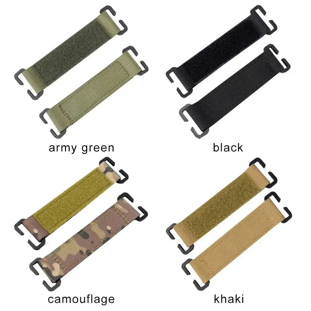 1PC Hook Loop Panel Patches Board Hunting Vest Backpack Convenient ID Patch Badge Pad Converter Strips MOLLE System Attachment
