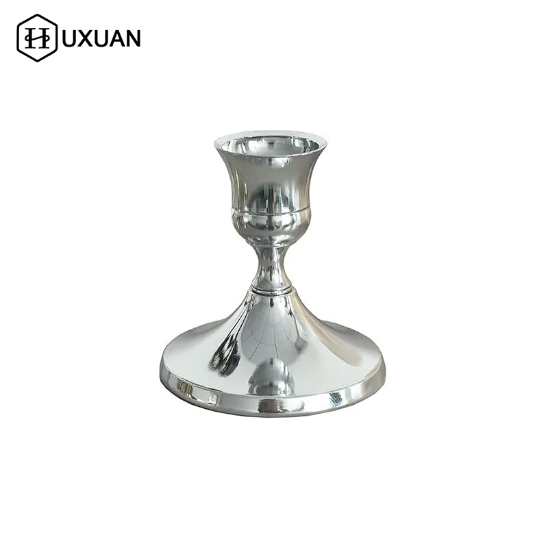 2Pcs Vintage Elegant Tabletop Candle Holders Iron Candlelight Dinner Props Bar Party Candelabra Home Hotel Decorations
