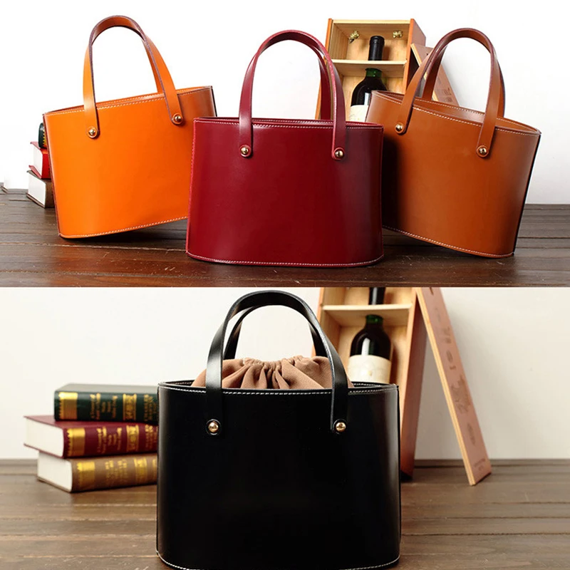 YOMDID 9PCS Handbag Organizer Bag Making Kraft Paper Template Handmade Leather Mold DIY Bag Stencil Leathercraft Accessories