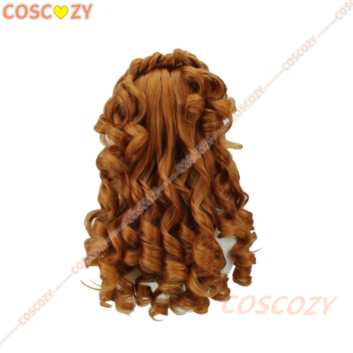 Prévente saison 2 Agnes brun cheveux bouclés fête d'halloween femmes filles fibre de cheveux synthétiques personnalisé Anime perruques