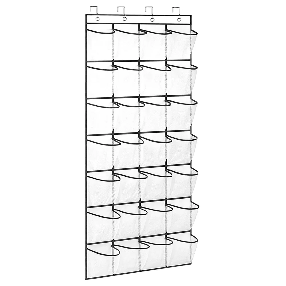 

28 Grid Hanging Bag Shoe Racks Cabinet Door Storage Bags Over The Organizer Large