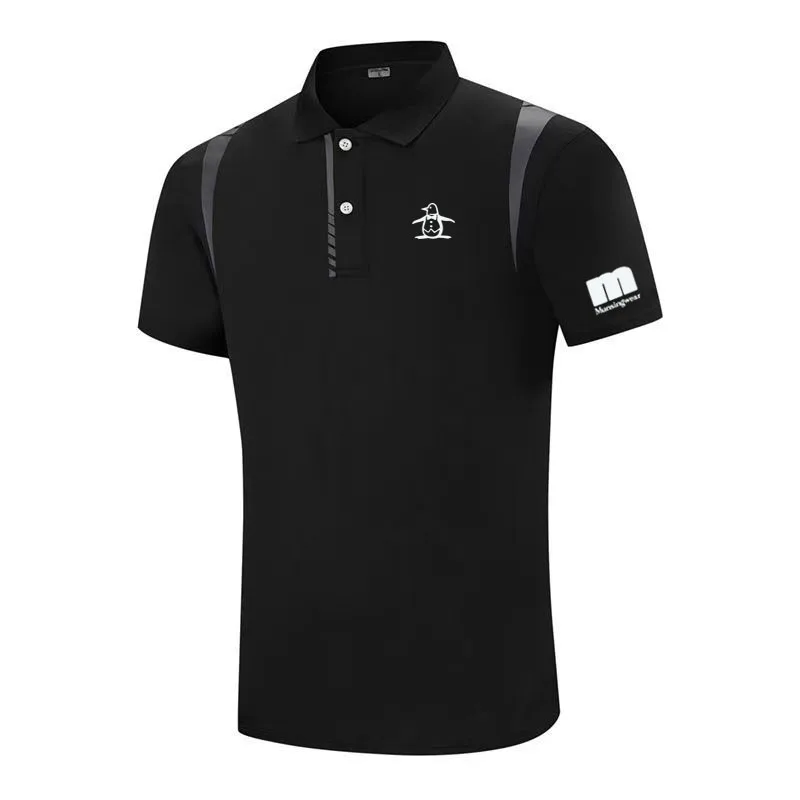 

High quality new men's golf polo shirt top luxury printed brand lapel T-shirt, casual fashion, comfortable sports T-shirt