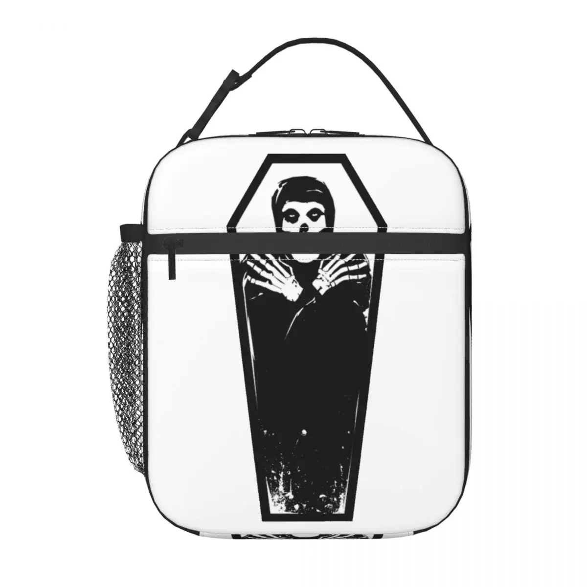 

Punk Rock Band Misfits Thermal Insulated Lunch Bags Women Portable Lunch Container for School Storage Food Box