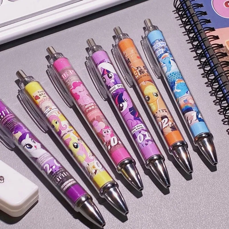 My Little Pony Cute and high-looking gel pen for students to use for portable exams 0.5 quick-drying ST-head brush question pen