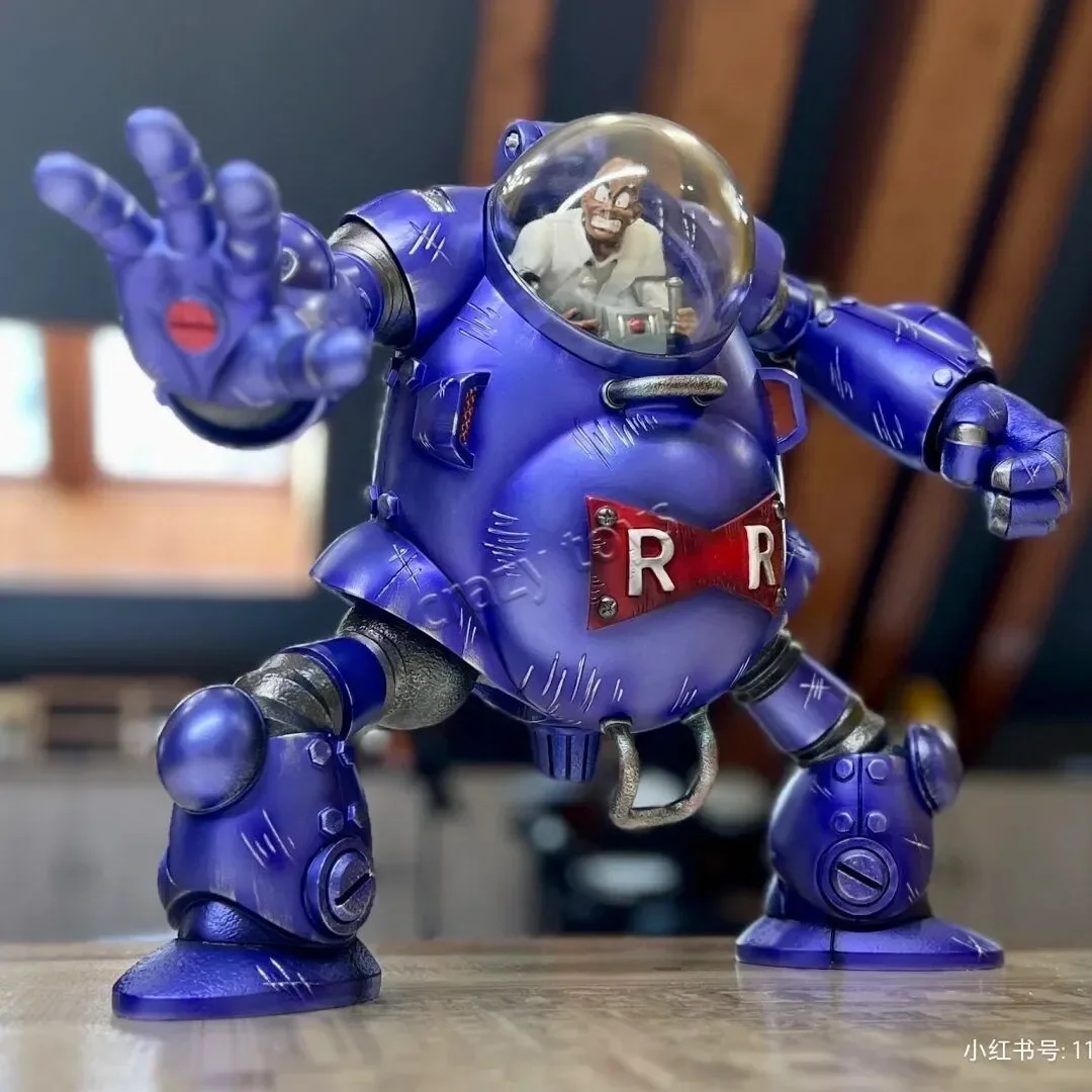 Modelo original de Dragon Ball de 32 cm, robot con cinturón rojo, robot del ejército de la seda roja, aleación, puede transportar muñecas SHF, regalo de cumpleaños para escritorio, kit de garaje