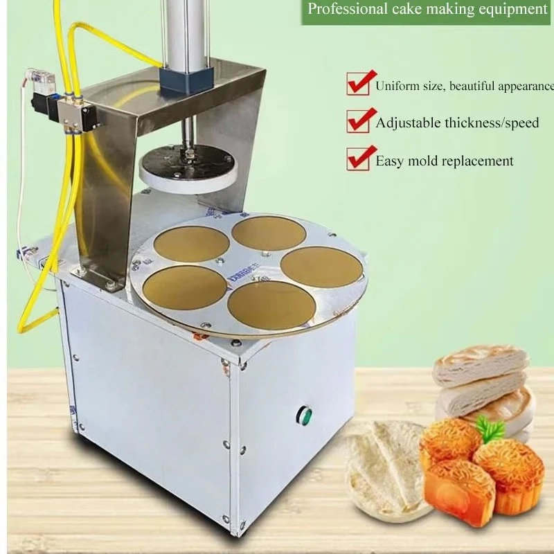 Multi-purpose Commercial Flat Bread Press, Form Naan, Shaobing, Bun Nests & Fancy Pastry Dough