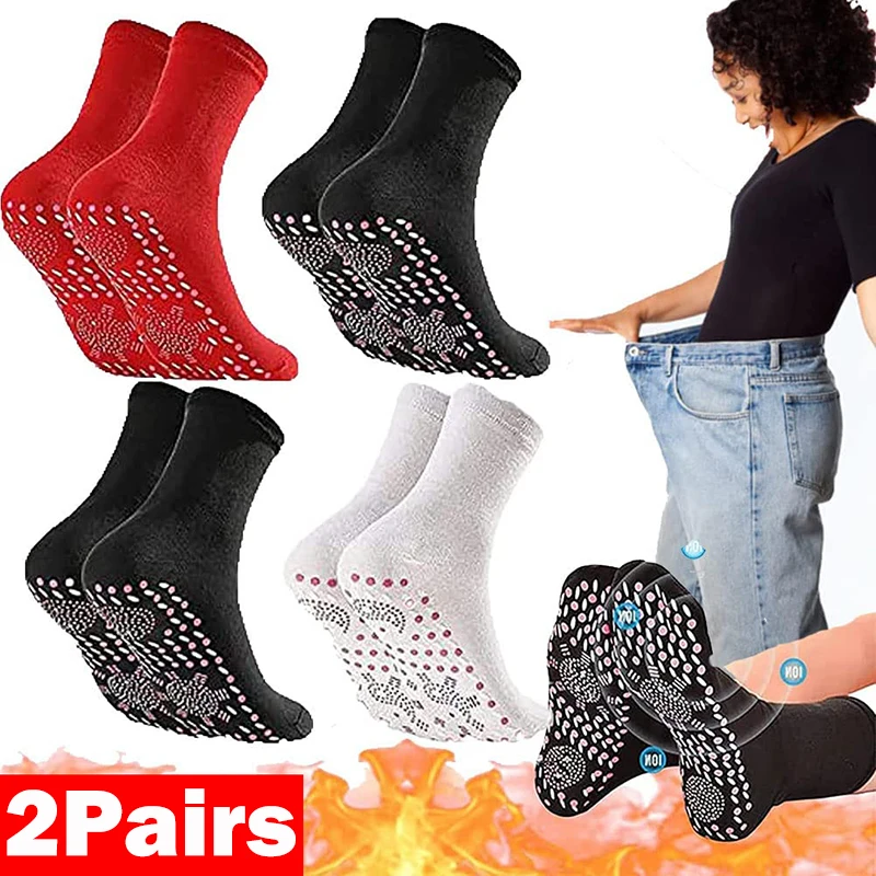 Self-heating Magnetic Socks for Women Men Self Heated Socks Tour Magnetic Therapy Comfortable Winter Warm Massage Socks Pression