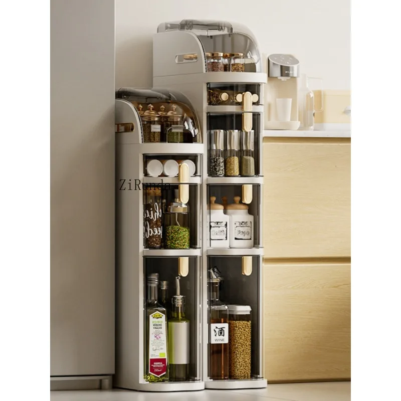 فتحة خزانة درج نوع متعدد الطبقات من البلاستيك الشفاف متعدد الوظائف لغرفة المعيشة الكراك أشتات تنظيم الخزانة