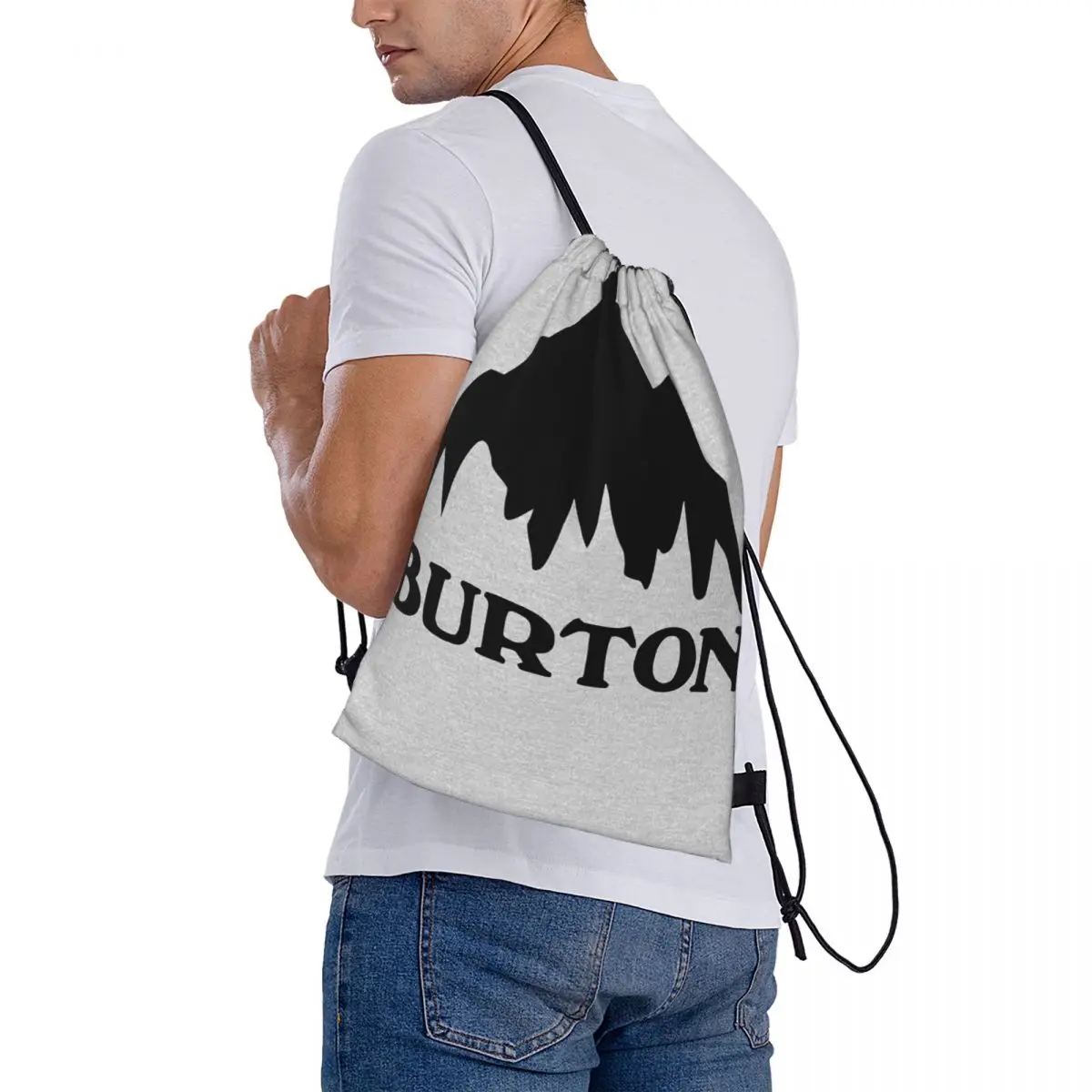 Burton tas ransel tali serut gunung snowboard tas olahraga anime tas sekolah pria tali serut