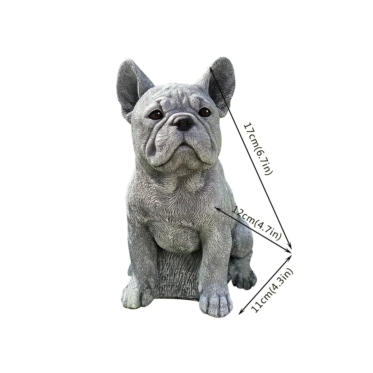 Dog Gifts Garden Decor - Dog Statue Outdoor for Patio Garden Lawn Decor,Pet Memorial Sculpture, Standing Position