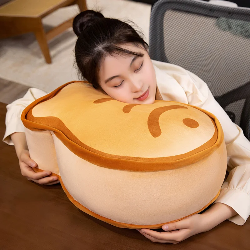 

25/45cm Cartoon Soft Taiyaki Plush Doll Pillow Biscuit Cookie Fish Cat Paw Animal Stuffed Toy Home Decoration Gift For Children