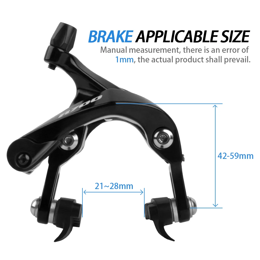 Road Bike Brake Front Rear Dual Pivot Bicycle Rim Brake Speed Bike Caliper Racing Bike Mechanical Brake for Shimano R7000 R8000