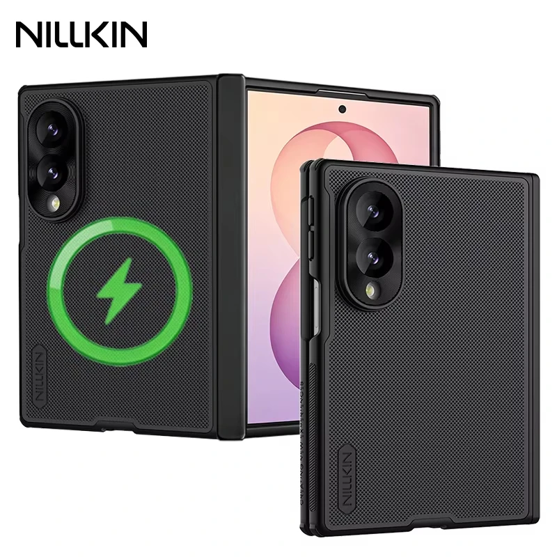 For Samsung Galaxy Z Fold 8 Magsafe Case Shockproof Magnetic Wireless Charging Back Cover for Samsung Z Fold 8 Wide Case