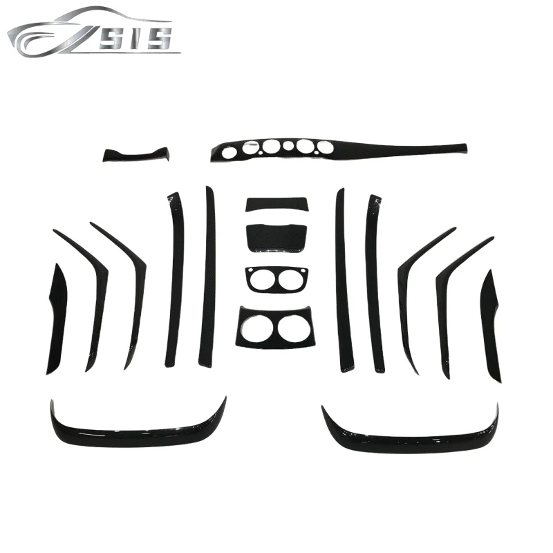 W222 Interior Carbon Fiber Parts passend für S Klasse W222 S400 S500 S63 Interieur Full Set Carbon Zubehör DRY Carbon Stick