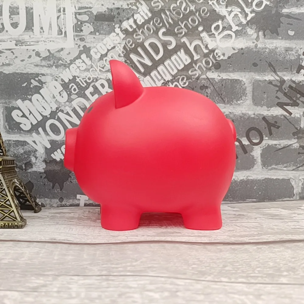 Pig Shape Piggy Bank with Saving Money Goals Counter Reusable Storage Bottl Crafts Money Box for Helps The Habit of Saving