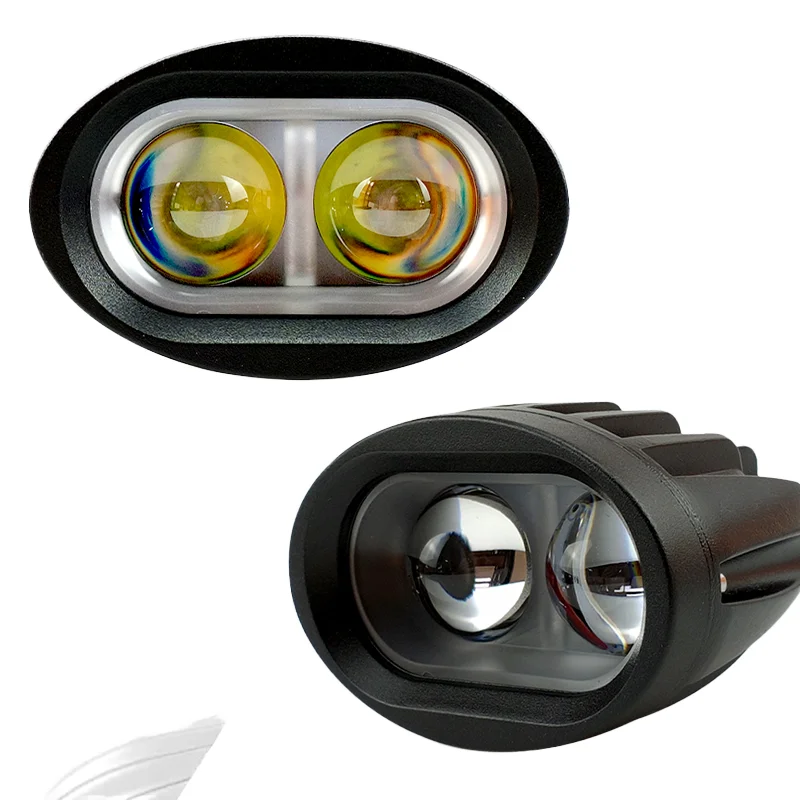 New Iron Box 20W 9-36V Super Bright LED Fog Driving Lights 7