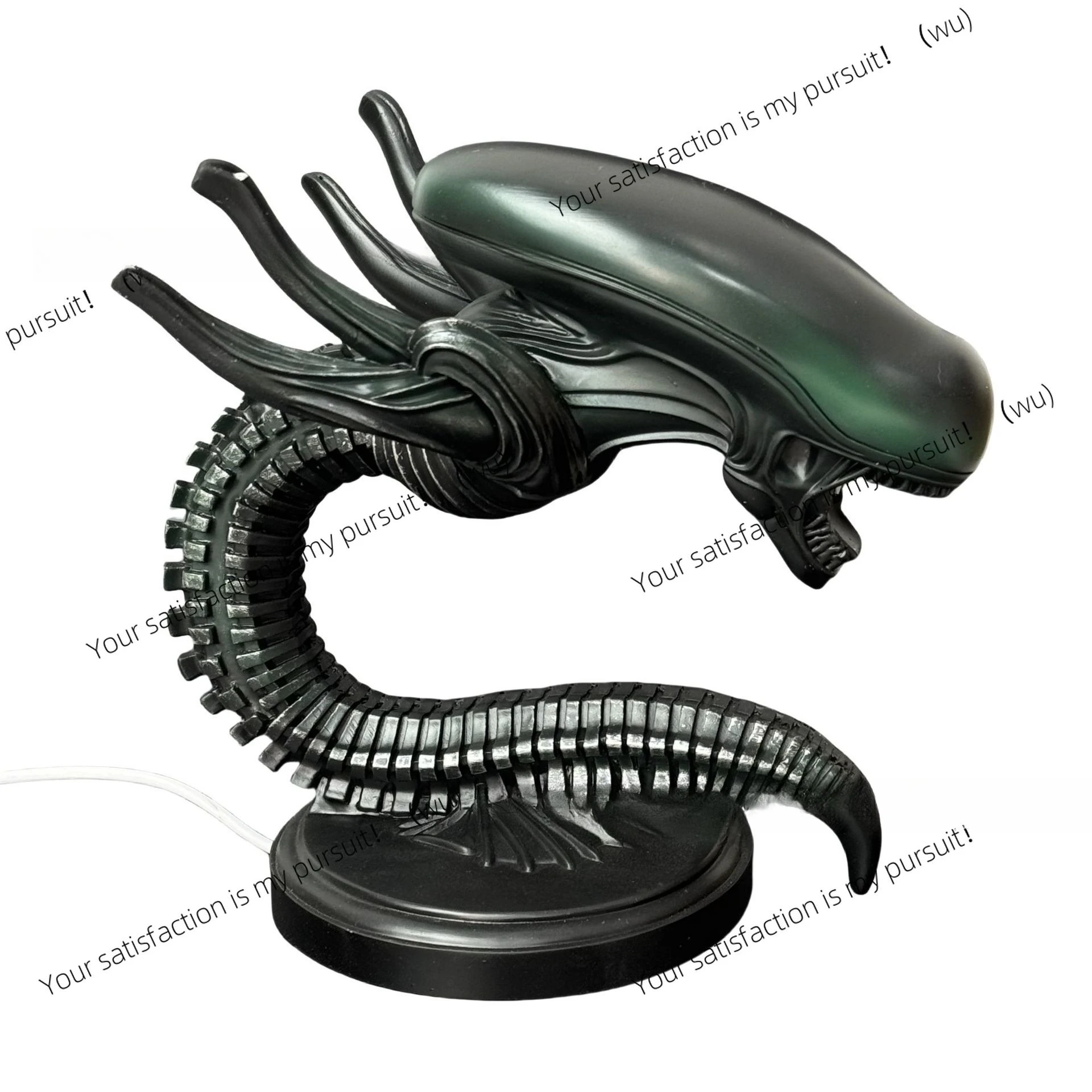 Alien creature light stand, bedroom home decoration lamp, resin ornament