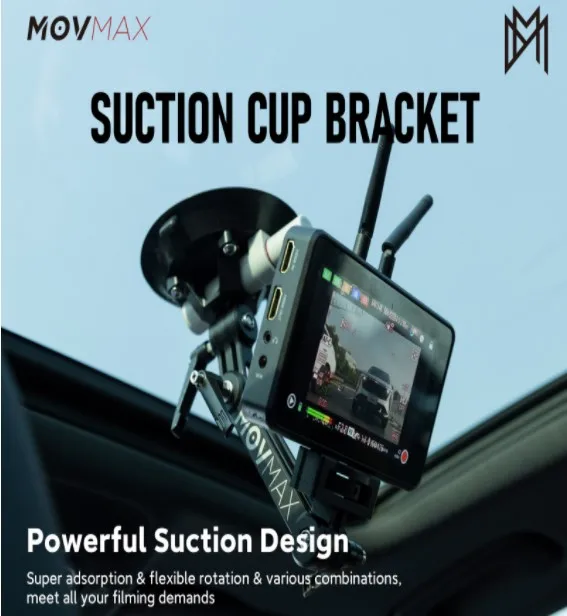 Vaxis MOVMAX Suction Cup Bracket 5-inch 7-inch powerful vacuum vehicle mounted Strong & durable IMT suction with payload 10kg