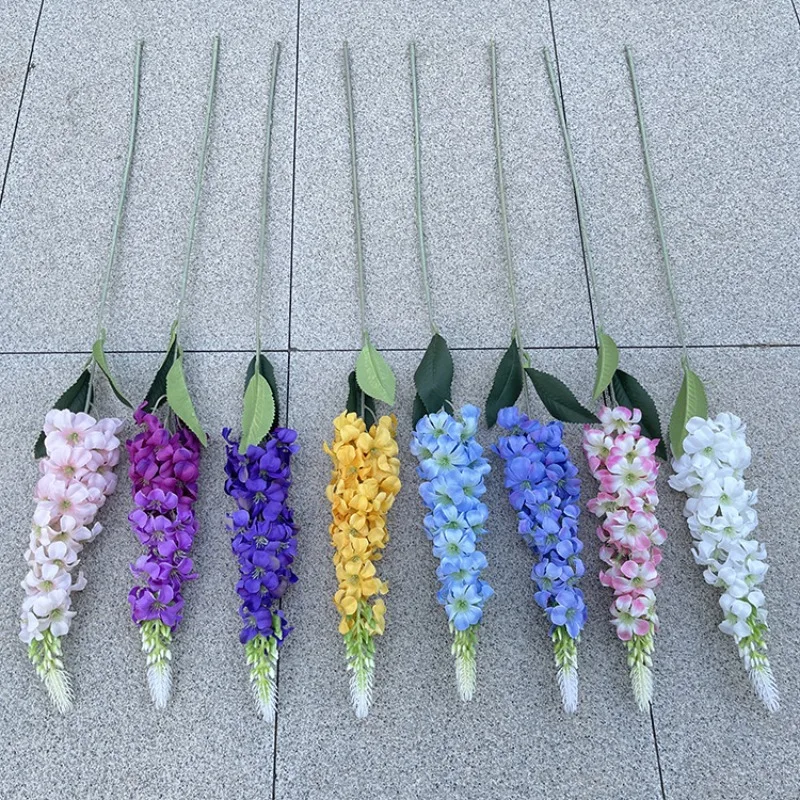 

Single 6-petal bloom hyacinth simulation flowers wedding home decorative fake flowers wholesale, large quantities preferential