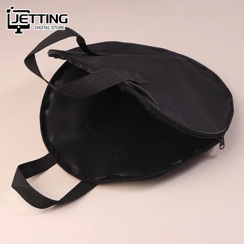 Estojo de armazenamento de pandeiro 10/12-Polegada saco de tambor mudo preto mala saco de tambor acessórios de instrumento musical saco de transporte portátil