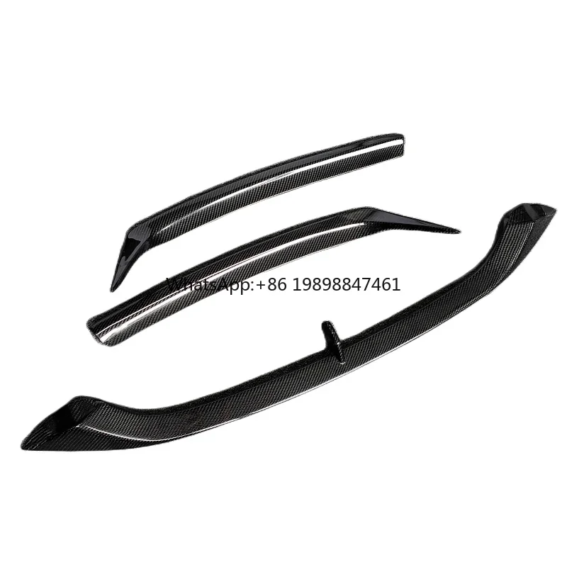 

High quality carbon fiber RZ style front bumper lip and front bumper edge for Ferrari F12 body kit side skirts to diffuse behind