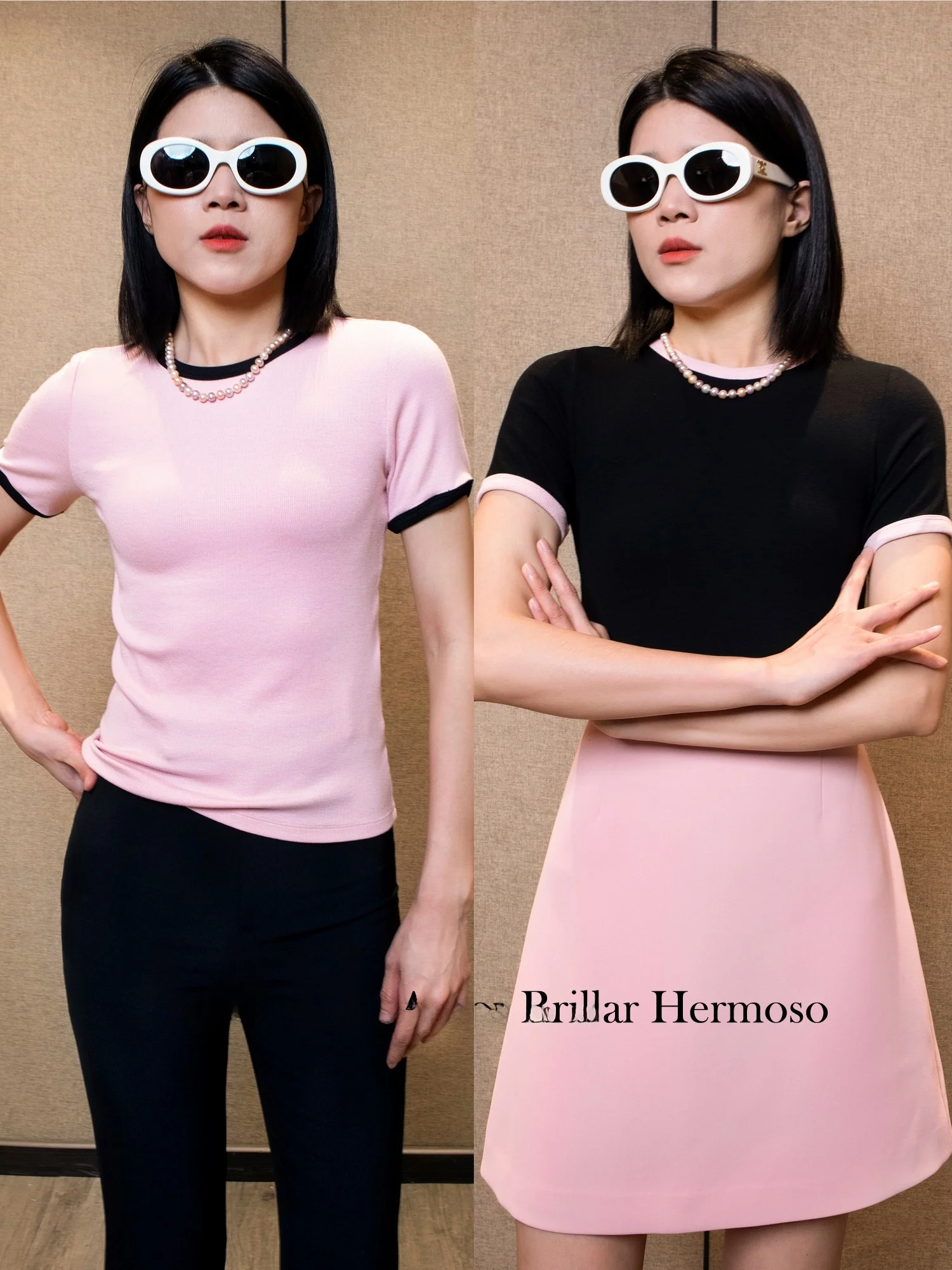 

ABH Women's Slim Fit ort Sve Knit T-irt round Ne Pullover Top Color Blo Design Commute Sle Summer Casual Cotton