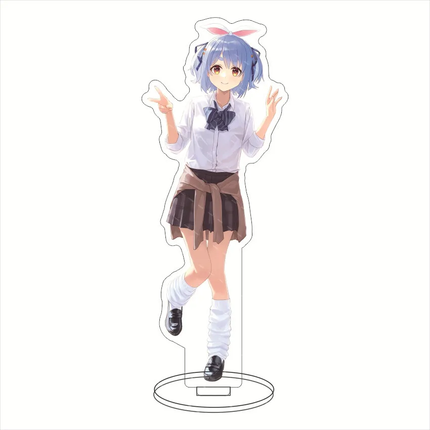 16CM Anime Acrylic Figure VTuber HOLOLIVE Minato Aqua Tokoyami Towa Cos Shishiro Botan Usada Pekora Gifts Stand Ornaments view 2